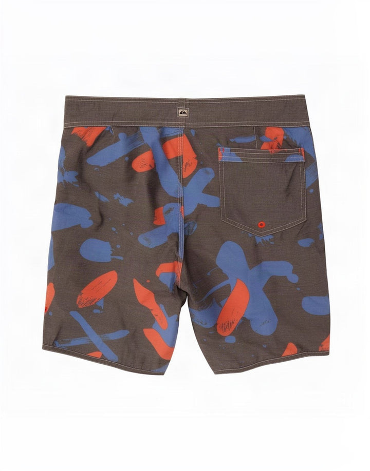 Quiksilver Herren-Badeshorts aus mittelgrauem Polyester