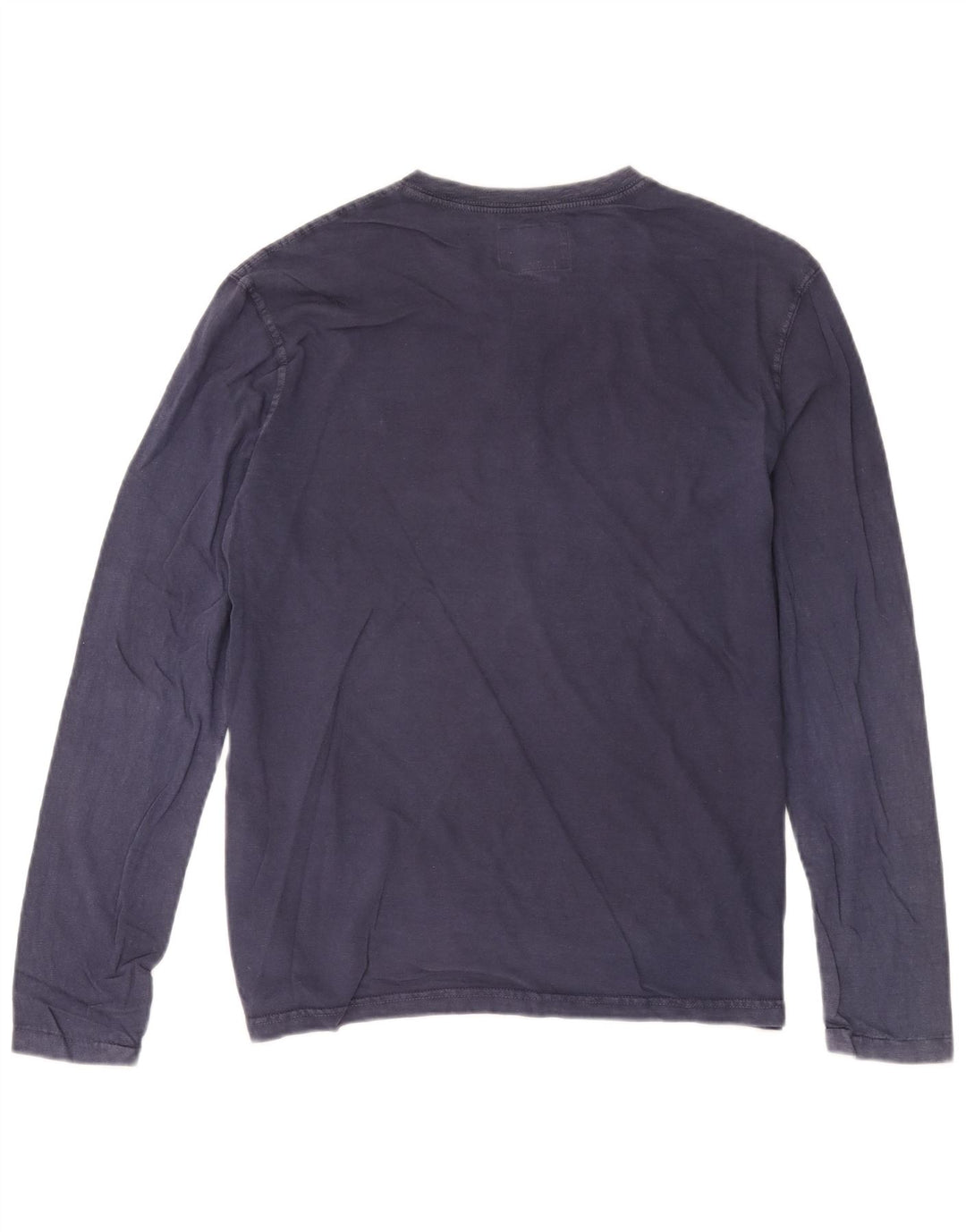 Polo Ralph Lauren Herren-Oberteil, langärmelig, mittelblau, Baumwolle
