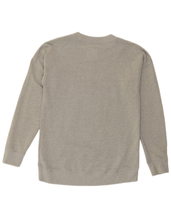 Jack Wills Damen-Sweatshirt in Übergröße mit Grafik, Gr. 8, Grau