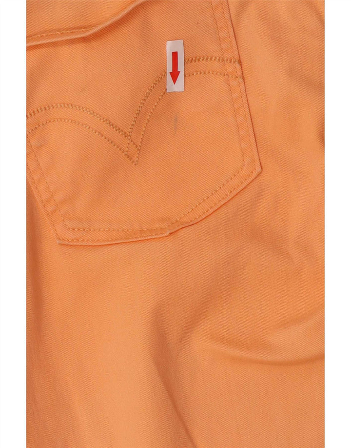 Levi's Damen Jegging-Jeans W34 L32 Orange Baumwolle
