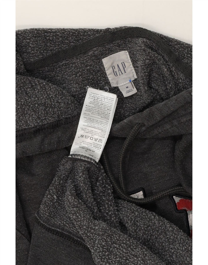 Gap Herren-Kapuzenpullover mit Grafik, mittelgraue Baumwolle