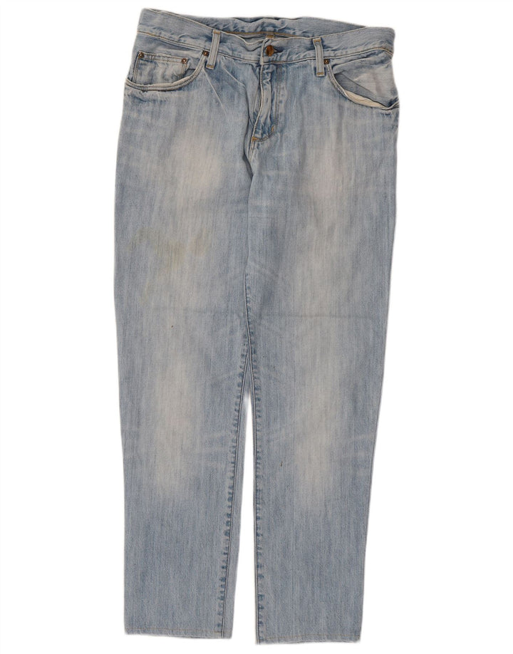Carhartt Herren Straight Jeans W34 L28 Blaue Baumwolle