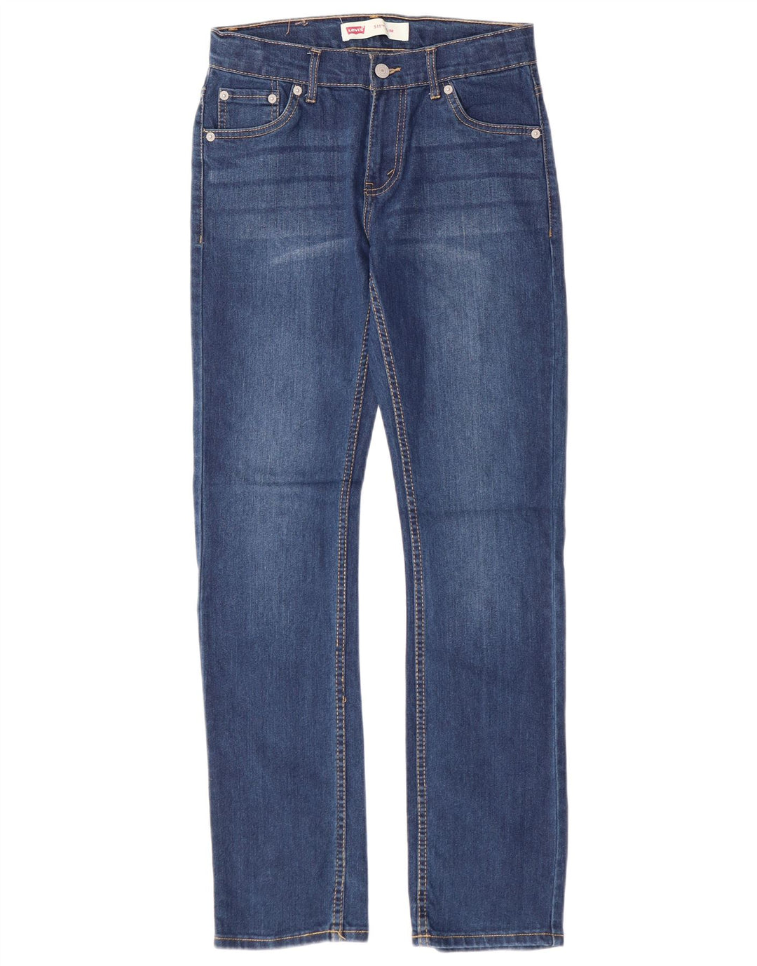 Levi's Jungen 511 Slim Jeans 13–14 Jahre W27 L30 Blaue Baumwolle