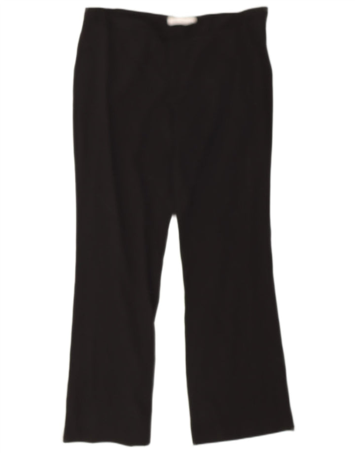 Zara Damen Bootcut Freizeithose 2XL W42 L31 Schwarz Polyester