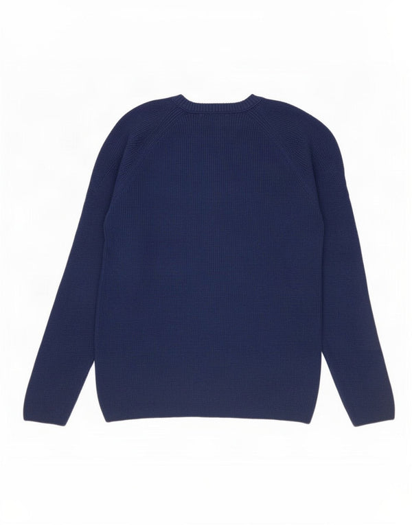 Zara Jungen-Pullover mit Rundhalsausschnitt, 8–9 Jahre, Marineblau
