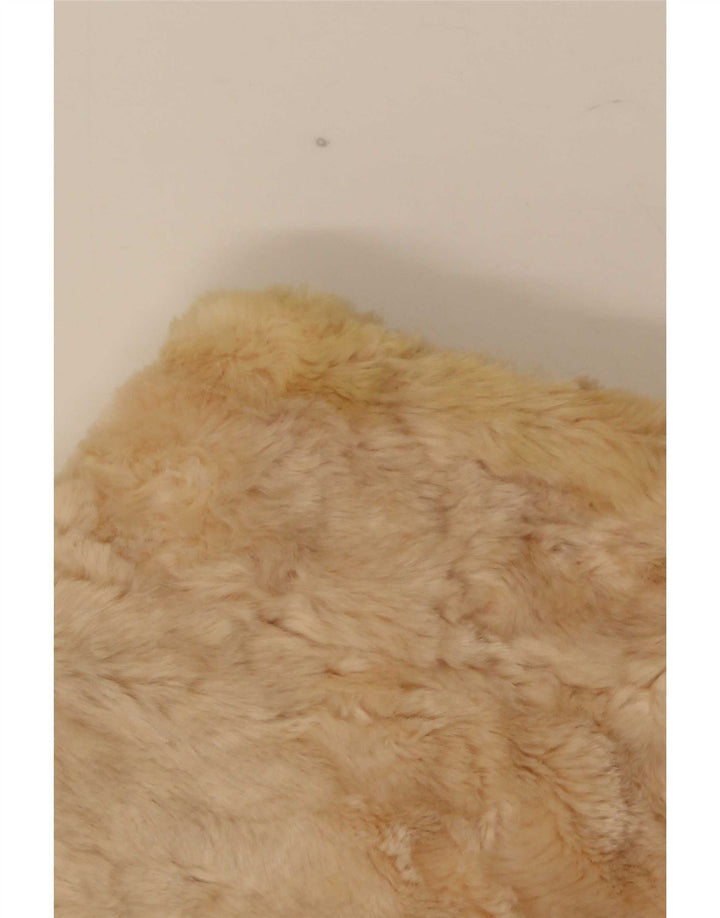 Oasis Damen Kunstpelzjacke UK 14 Medium Beige