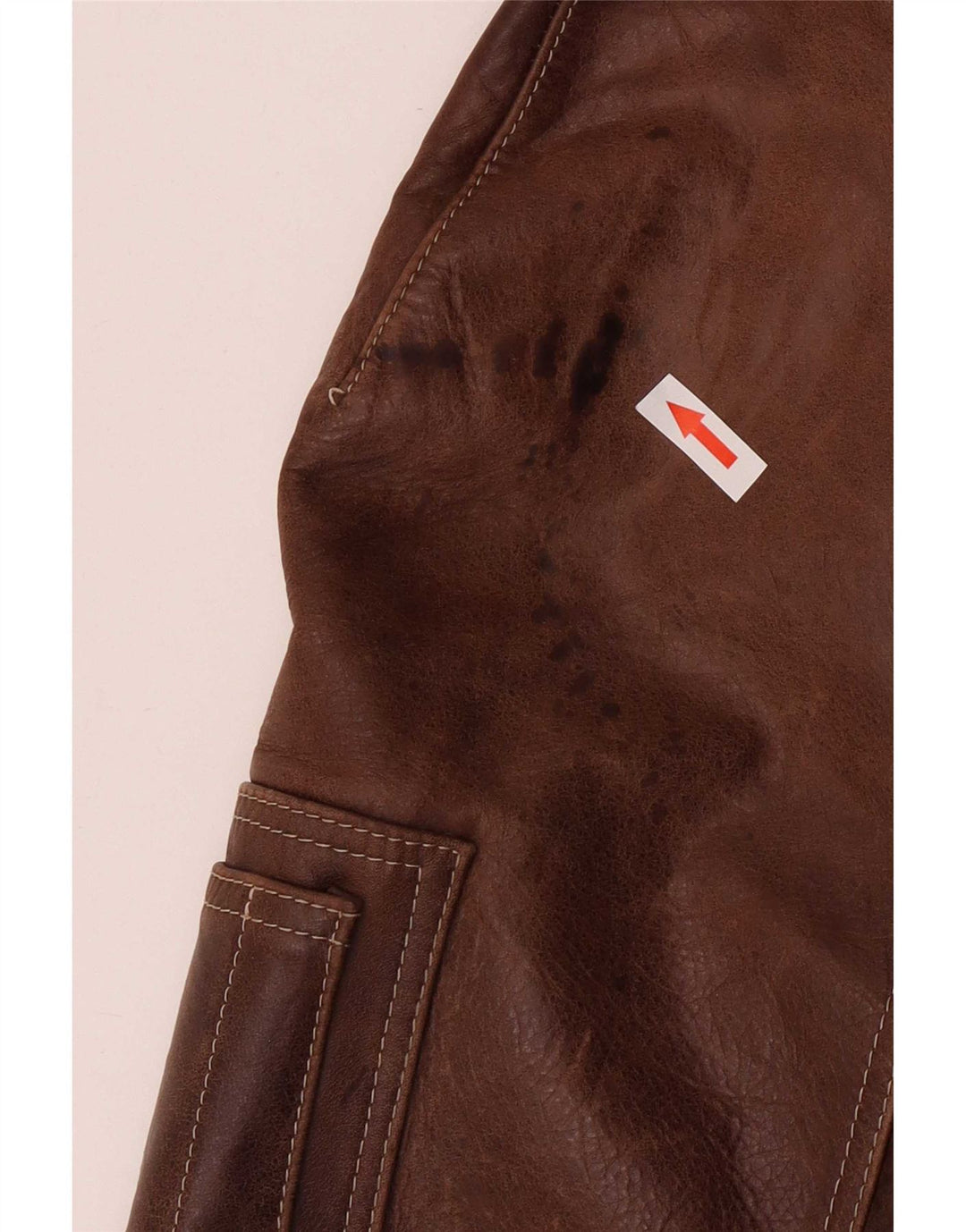 Vintage Herren Leder Bomberjacke IT 52 2XL Braun
