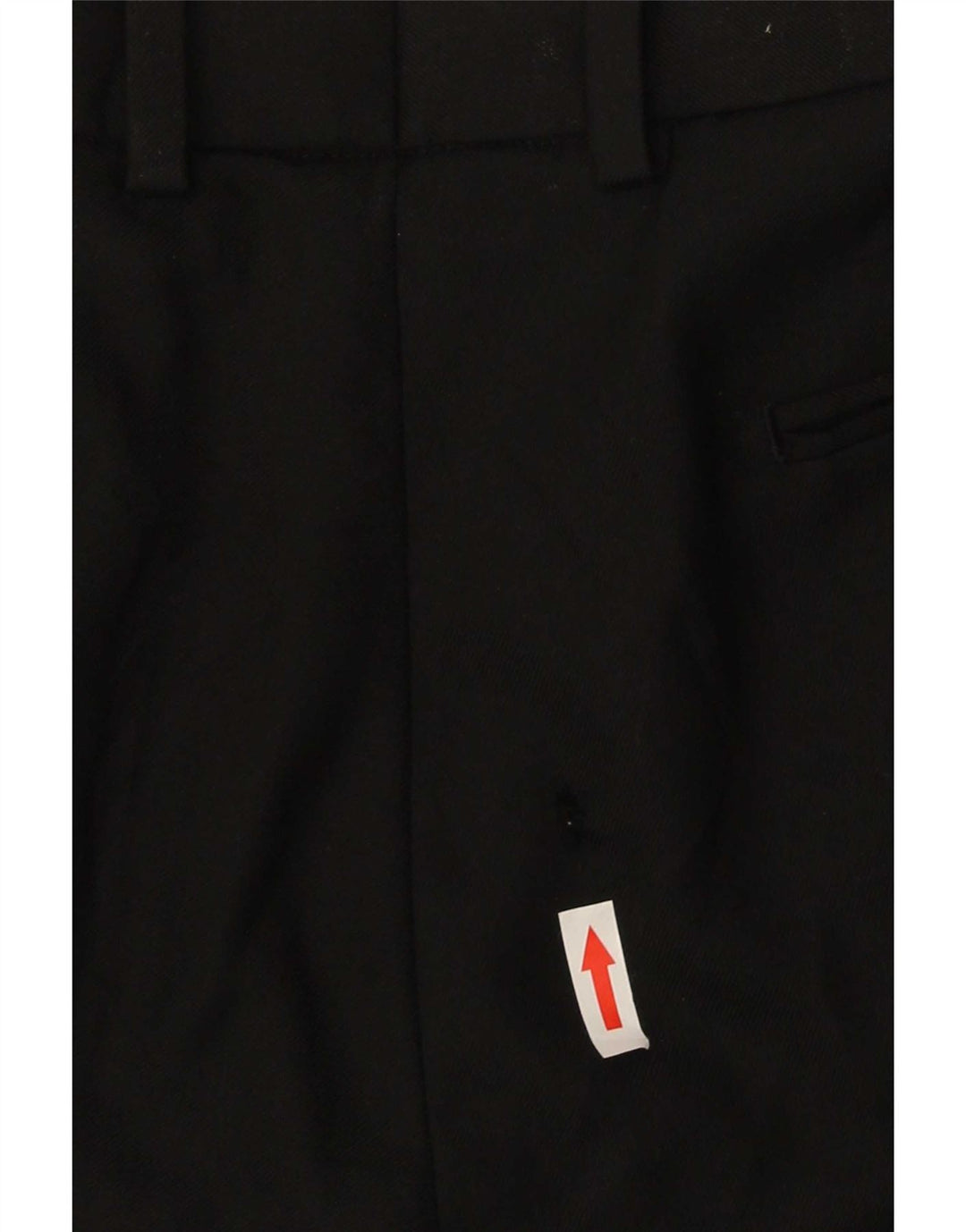 Marks & Spencer Herren-Anzughose mit passgenauer Passform, W38 L31, schwarze Wolle