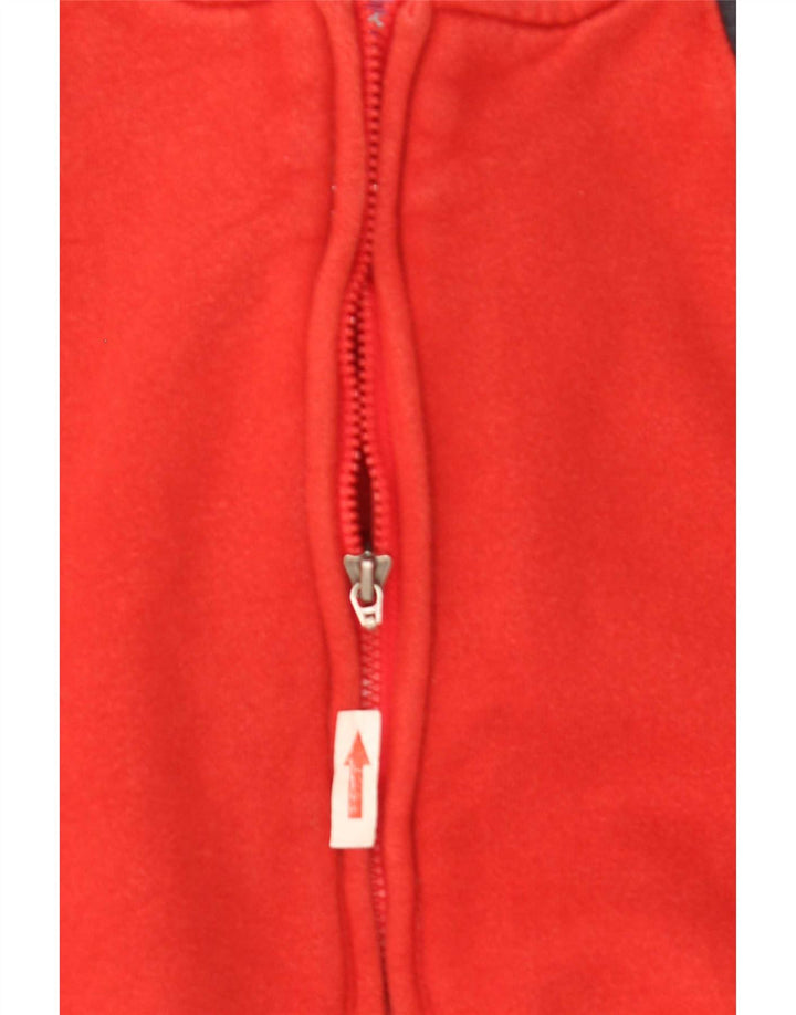 Fila Herren-Sweatshirt mit Reißverschluss, XL, rote Baumwolle