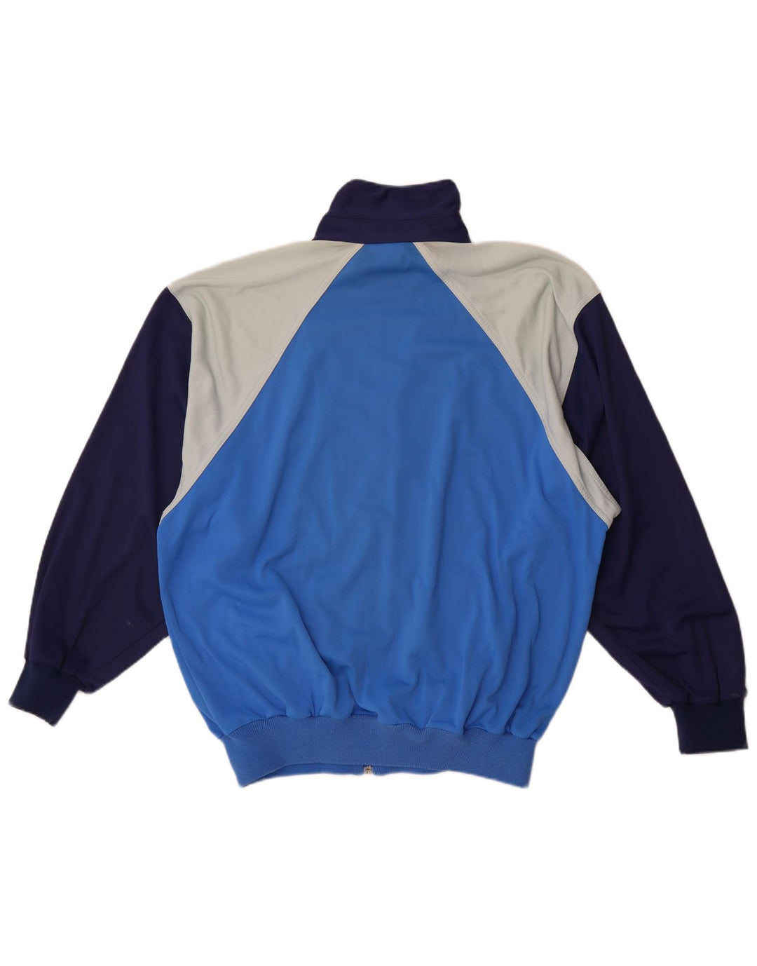 Ennerre Damen-Trainingsanzug-Top-Jacke, UK 20 2XL, blaues Colourblock-Polyamid