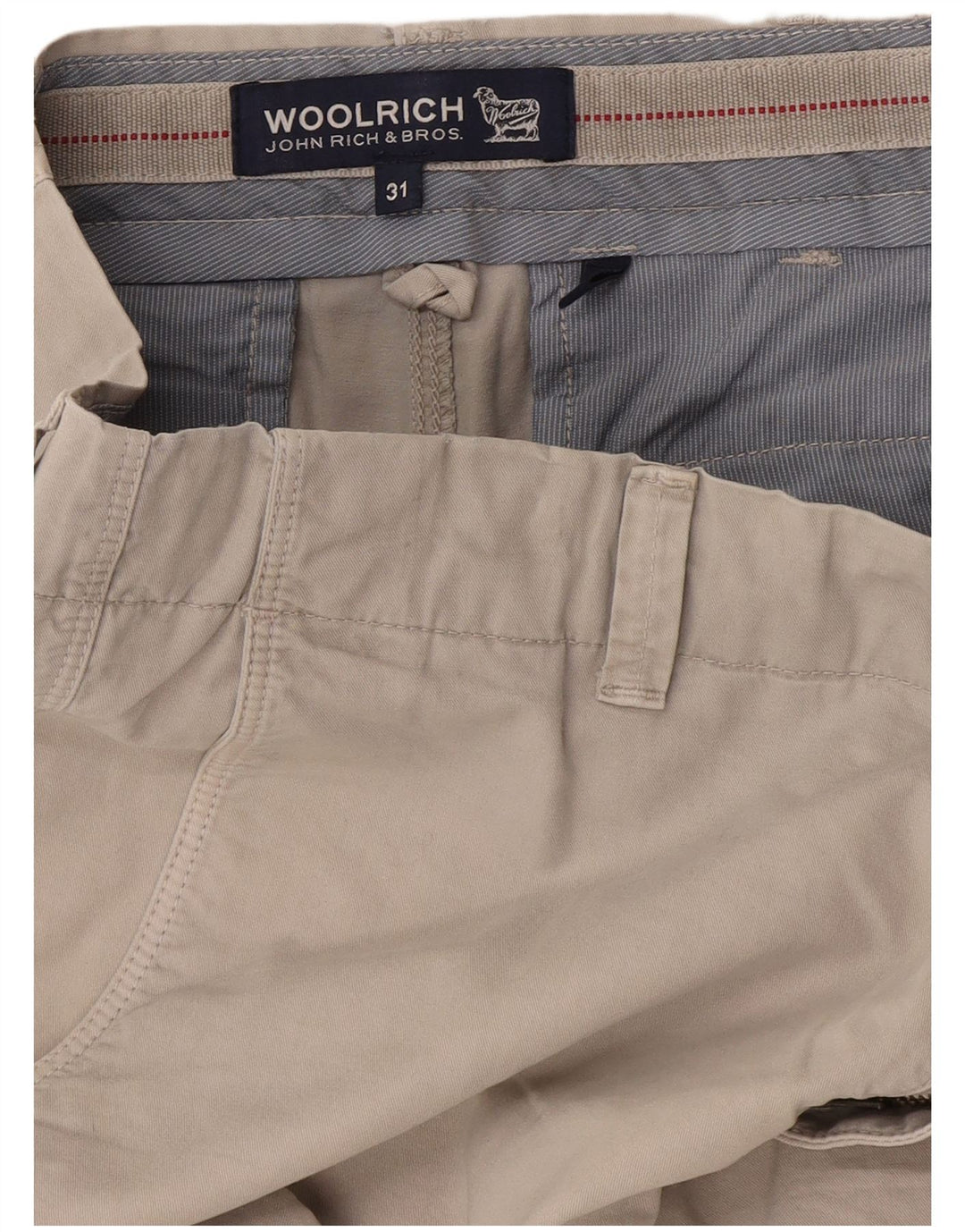 Woolrich Damen Freizeitshorts W31 Grau