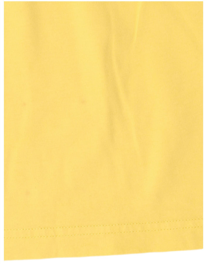 Adidas Herren Grafik T-Shirt Top mittelgelbe Baumwolle