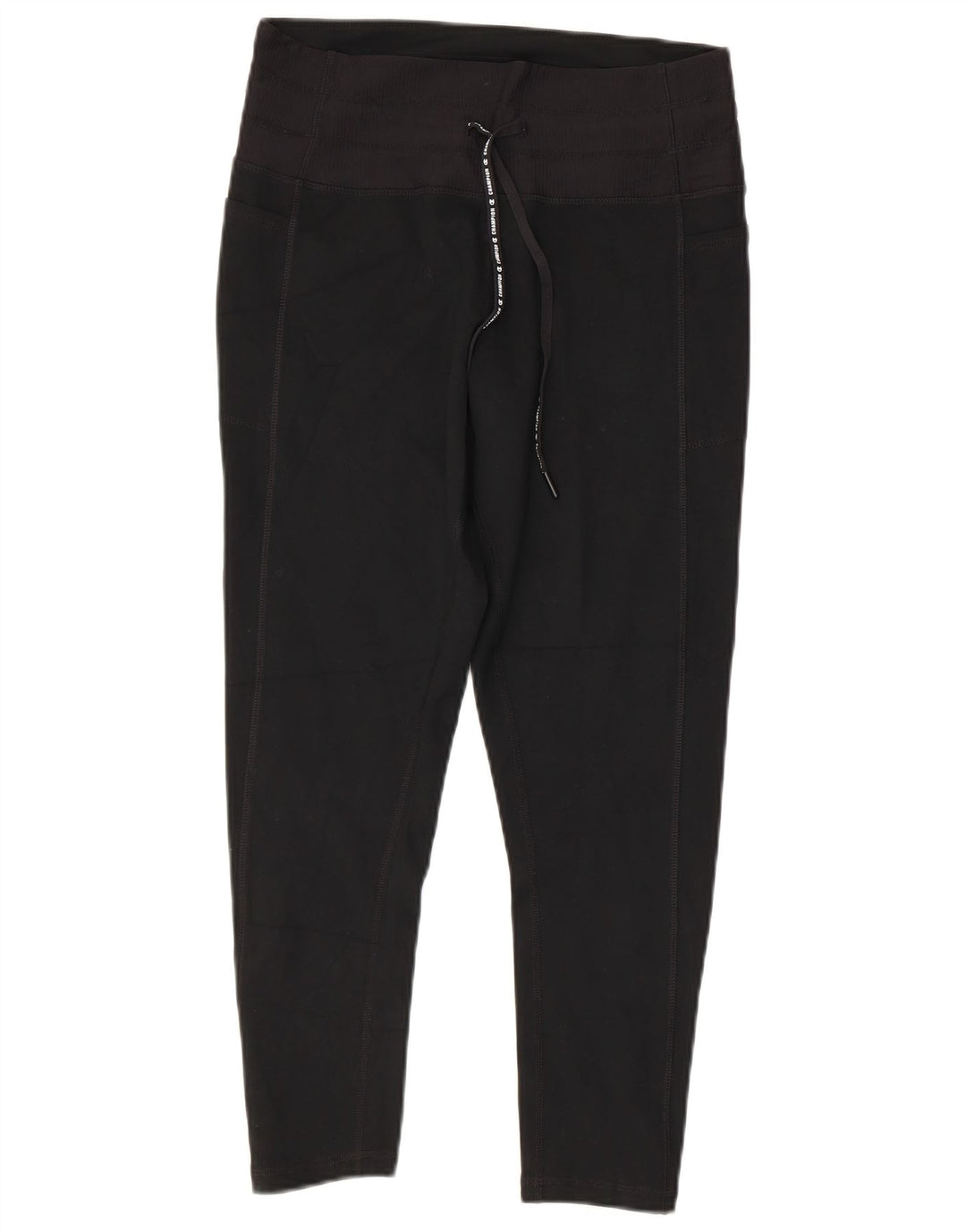 CHAMPION Damen Capri-Leggings UK 14 Large Schwarz Polyester