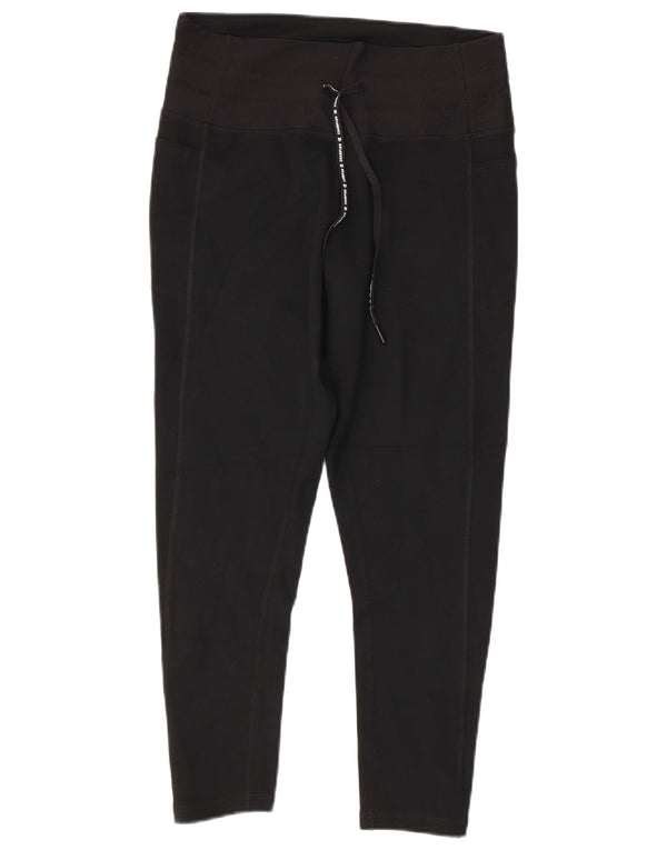 CHAMPION Damen Capri-Leggings UK 14 Large Schwarz Polyester