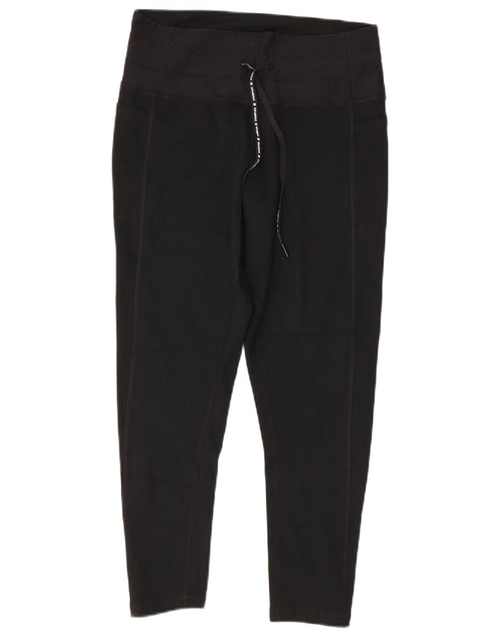 CHAMPION Damen Capri-Leggings UK 14 Large Schwarz Polyester