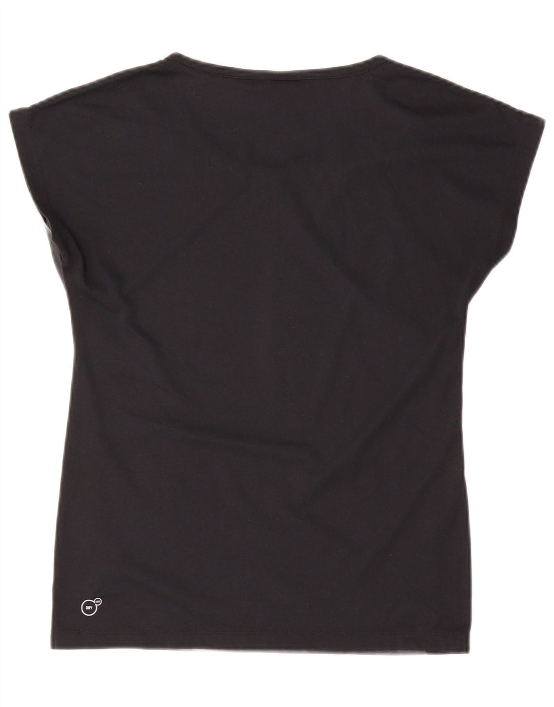 PUMA Womens Graphic T-Shirt Top UK 10 Small Black Geometric