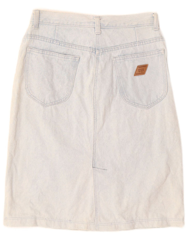 Carrera Damen-Jeansrock mit hoher Taille, IT 46, Größe L, W28, blaue Baumwolle