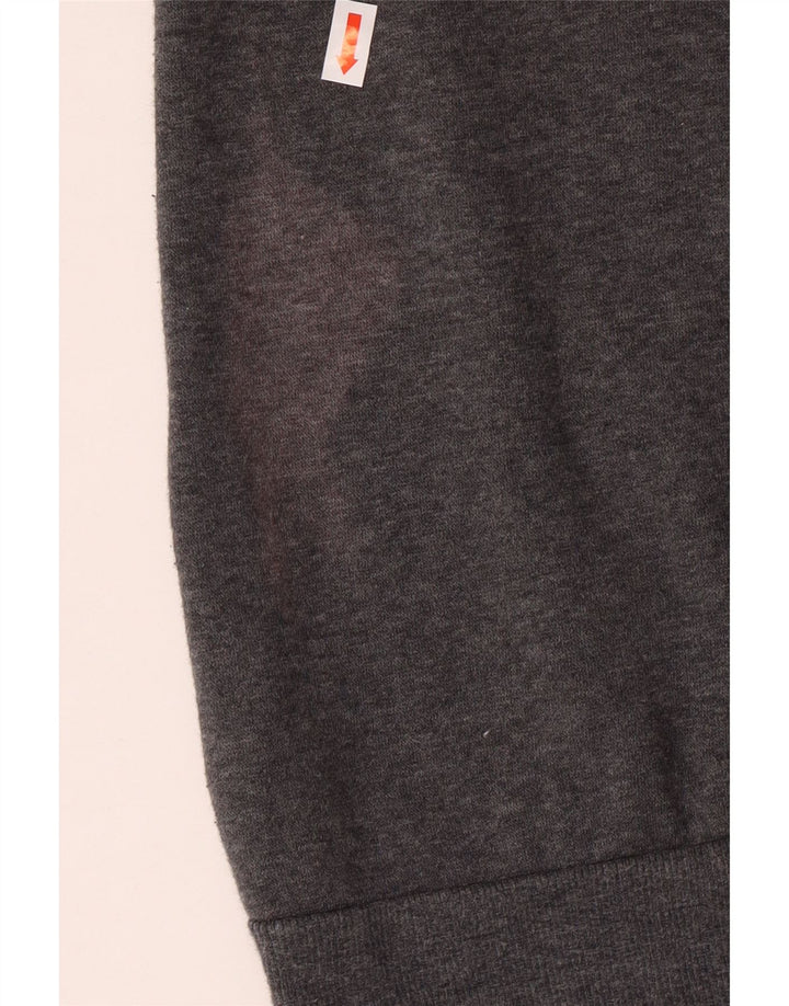 ADIDAS Grafik-Sweatshirt für Mädchen, 11–12 Jahre, graue Baumwolle