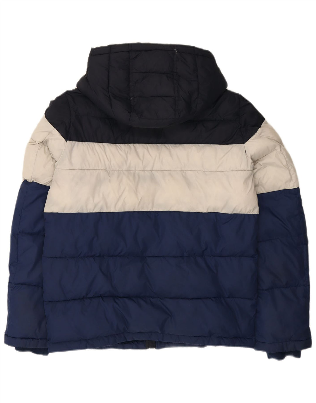 Tommy Hilfiger Herren-Jacke mit Kapuze, gepolstert, Größe 36, klein, mehrfarbig, Nylon