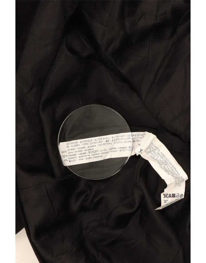 Zweireihiger Blazer für Damen von Zara, Gr. 44, Größe L, Schwarz, Polyester