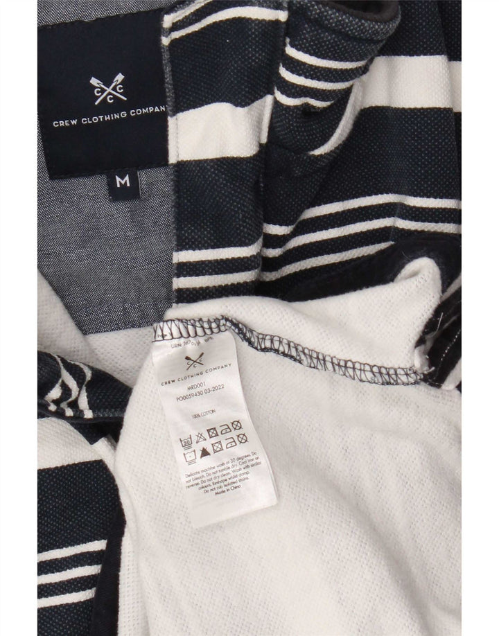 Crew Clothing Herren-Sweatshirt mit Reißverschluss am Hals, mittleres Marineblau gestreift
