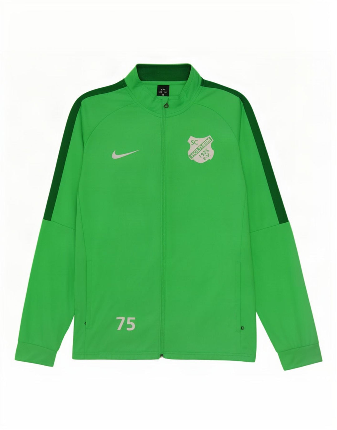 Nike Herren-Trainingsanzug mit Dri-Fit-Grafik, Größe L, Grün, Farbblock