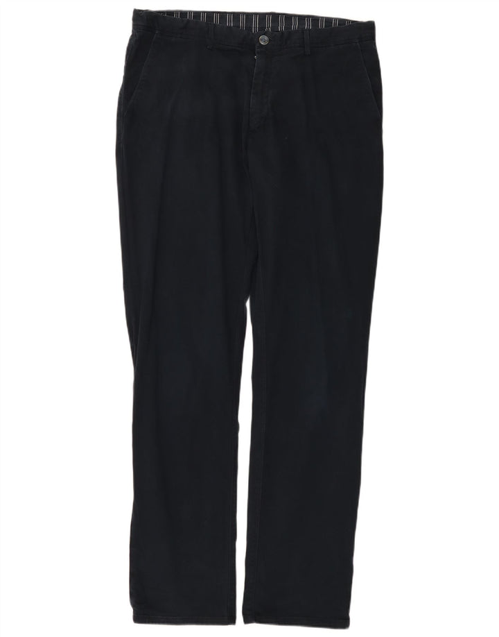 MASSIMO DUTTI Herren Chinohose EU 44 Groß W34 L32 Marineblau