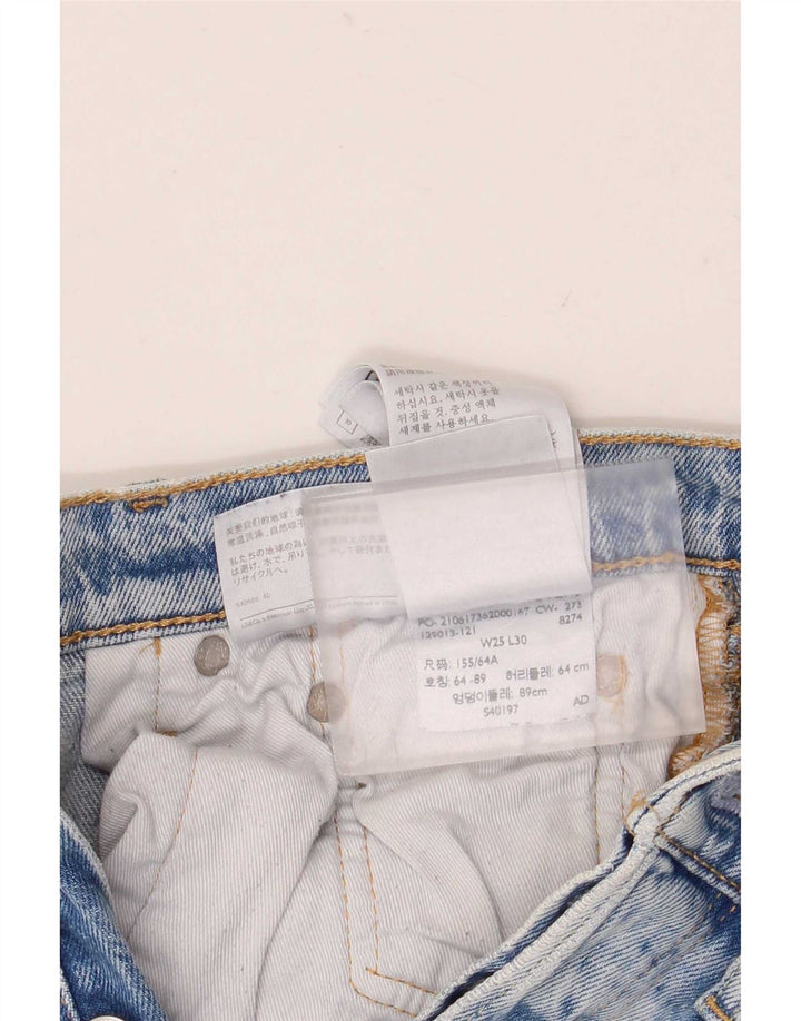 Levi's Damen Slim Jeans W25 L30 Blaue Baumwolle
