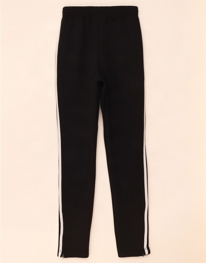 Adidas Damen Trainingshose UK 8 Small Schwarz Polyester