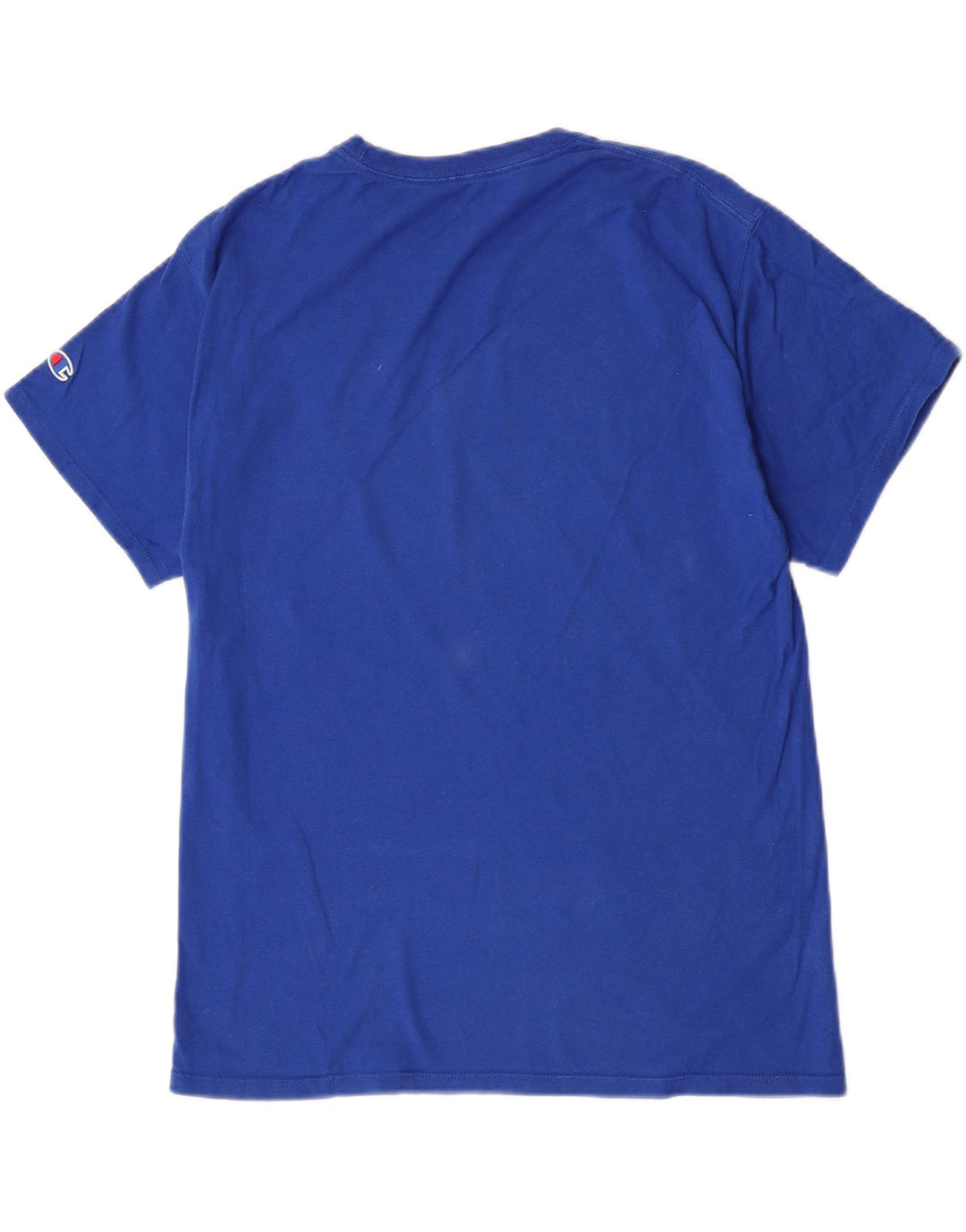 Champion Herren Grafik-T-Shirt-Oberteil Mittelblau