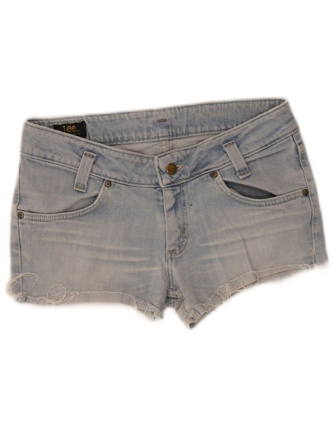 Lee Damen Jeansshorts W32 Large Blau