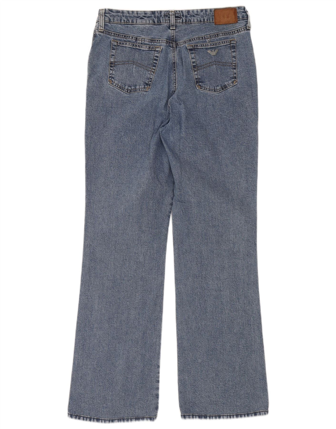 Armani Jeans Herren Bootcut Jeans W32 L30 Blaue Baumwolle