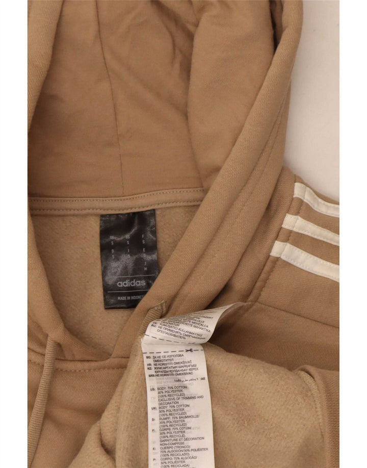 Adidas Herren Kapuzenpullover, kleine braune Baumwolle