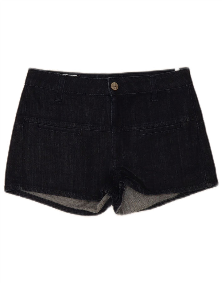 Dondup Damen-Jeansshorts W27, mittelmarineblaue Baumwolle
