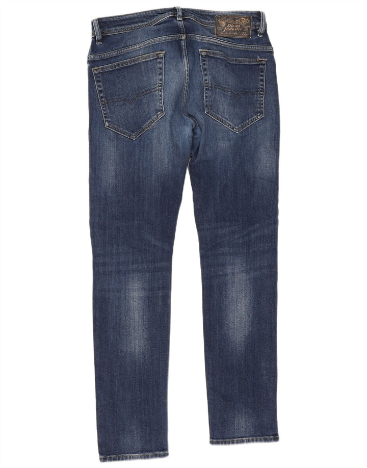 DIESEL Herren Thavar Slim Jeans W31 L29 Blaue Baumwolle