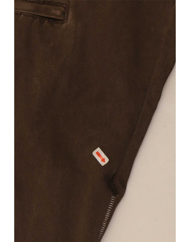 Bromfield Herren gerade Cargohose IT 48 Medium W30 L27 Braun Baumwolle