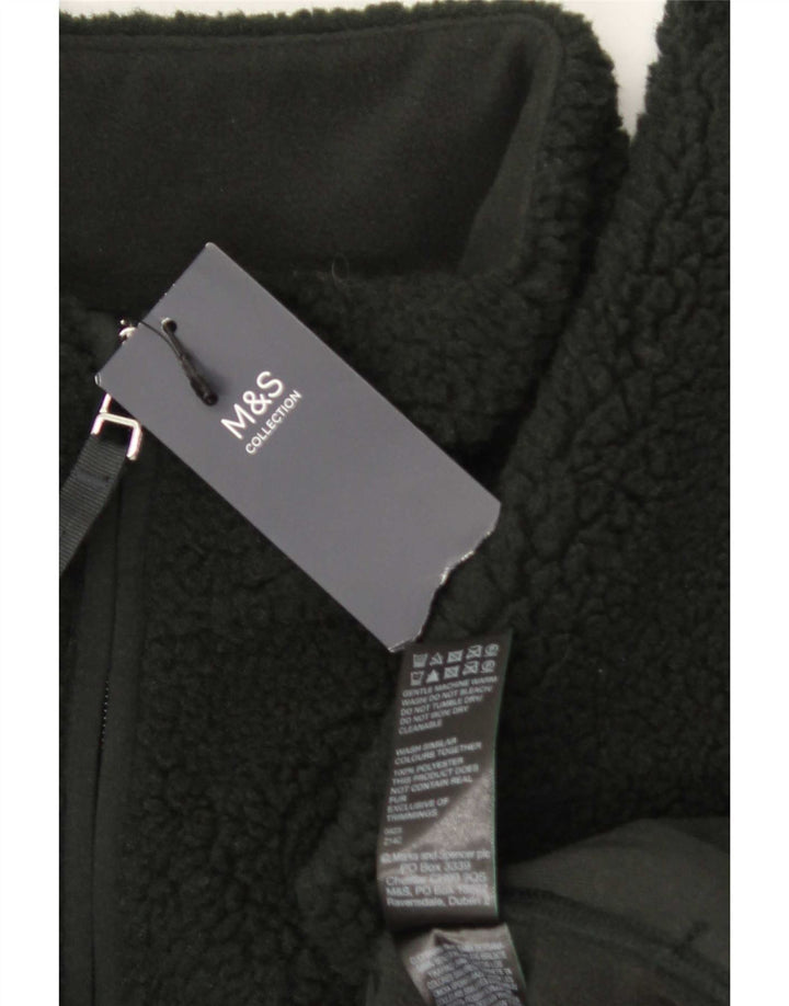 Marks & Spencer Damen Fleecejacke UK 20 2XL Grün Polyester