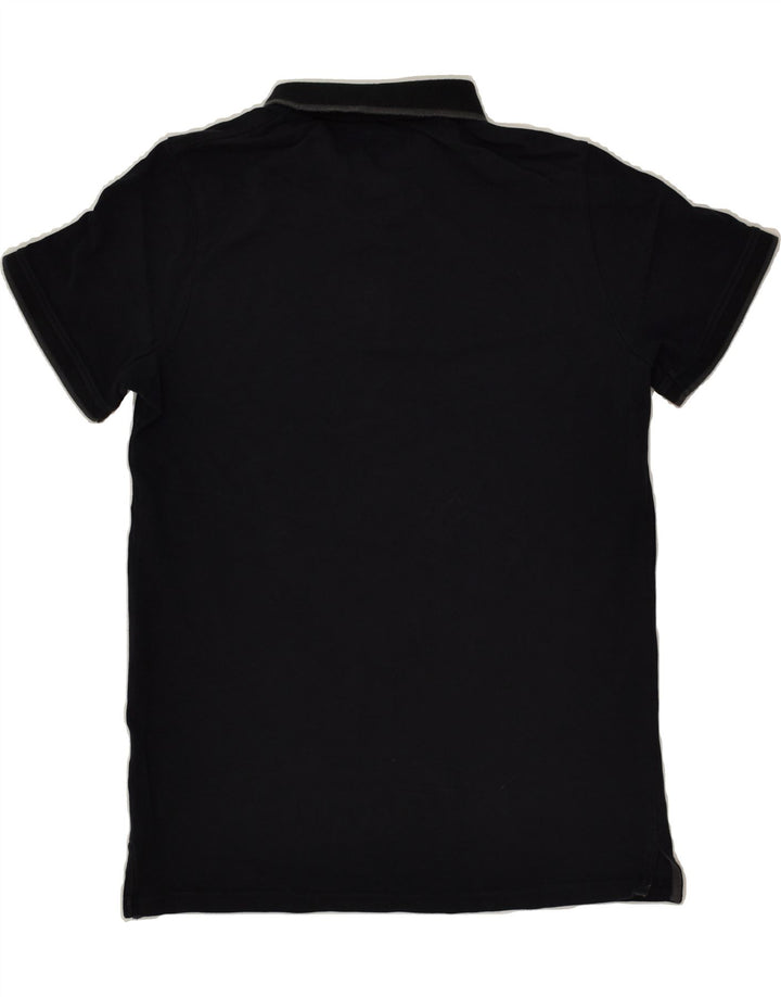 MOUNTAIN WAREHOUSE Herren-Poloshirt, Größe S, schwarze Baumwolle