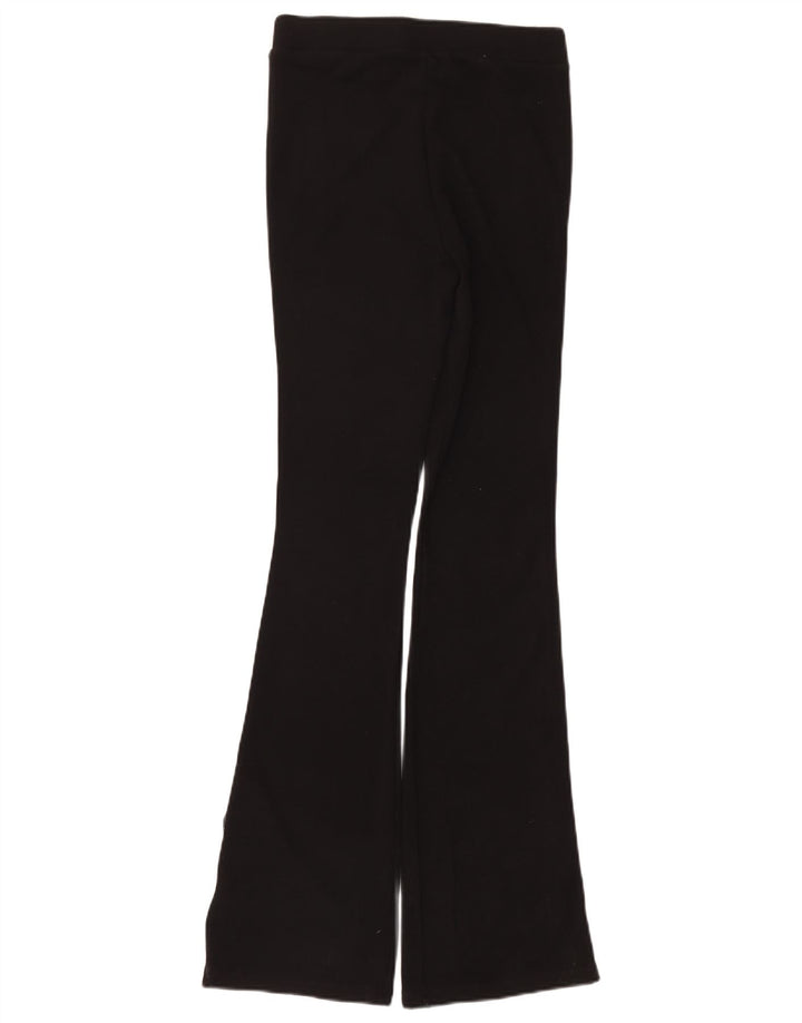 Zara Damen Flare-Trainingshose, Mittelschwarz, Polyamid