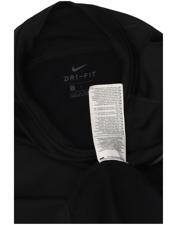 Nike Herren Dri Fit Top Langarm Large Schwarz Polyester