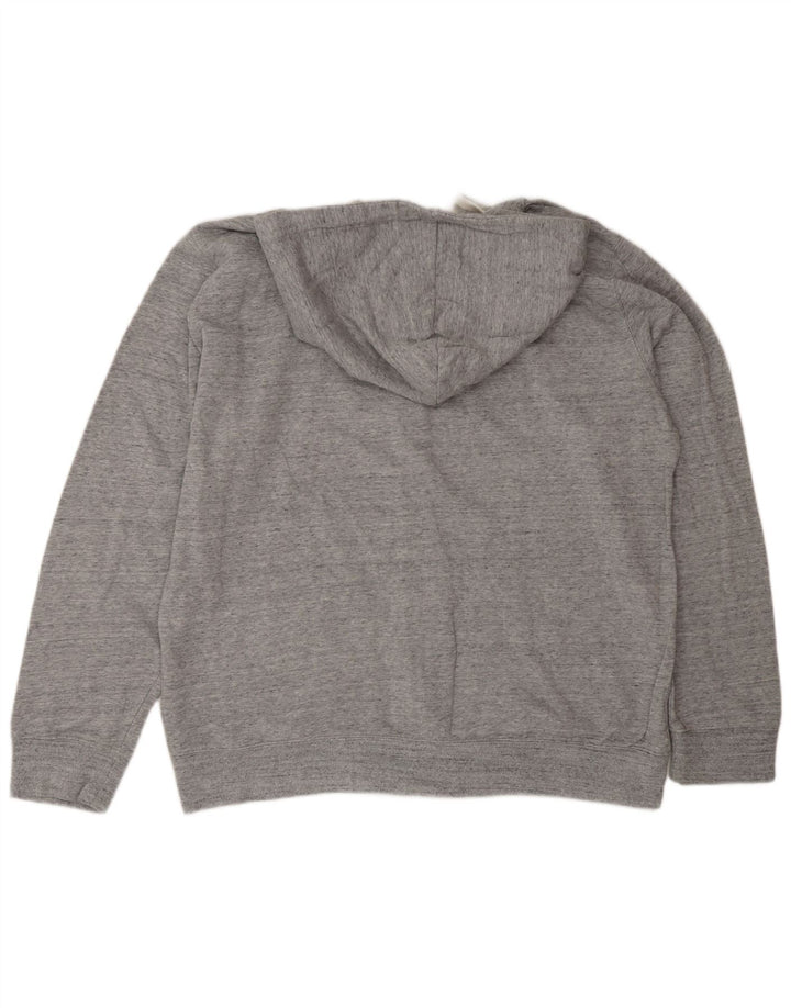 Celio Herren-Kapuzenpullover mit Reißverschluss, 2XL, grau meliert, Baumwolle