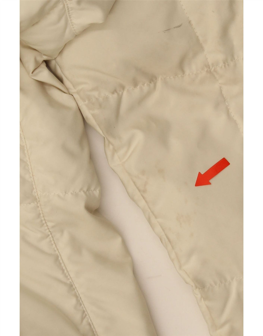 The North Face Damen Wattierter Mantel UK 16 Large Beige Nylon