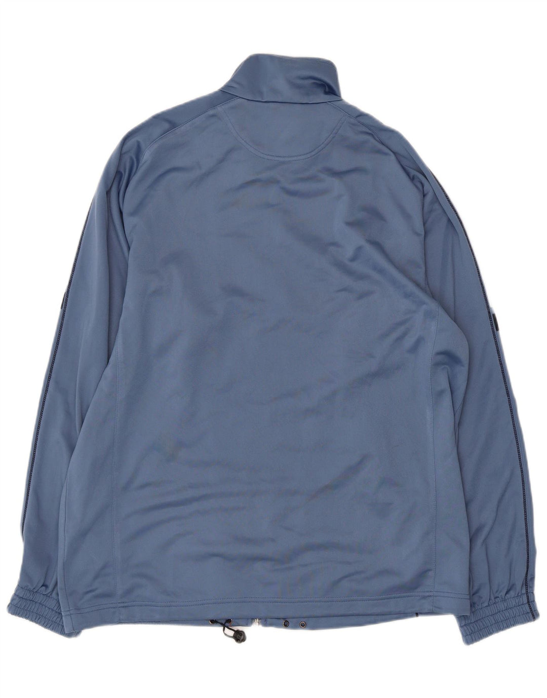 LOTTO Herren-Trainingsanzug-Oberteil, Jacke, groß, blaues Farbblock-Polyester