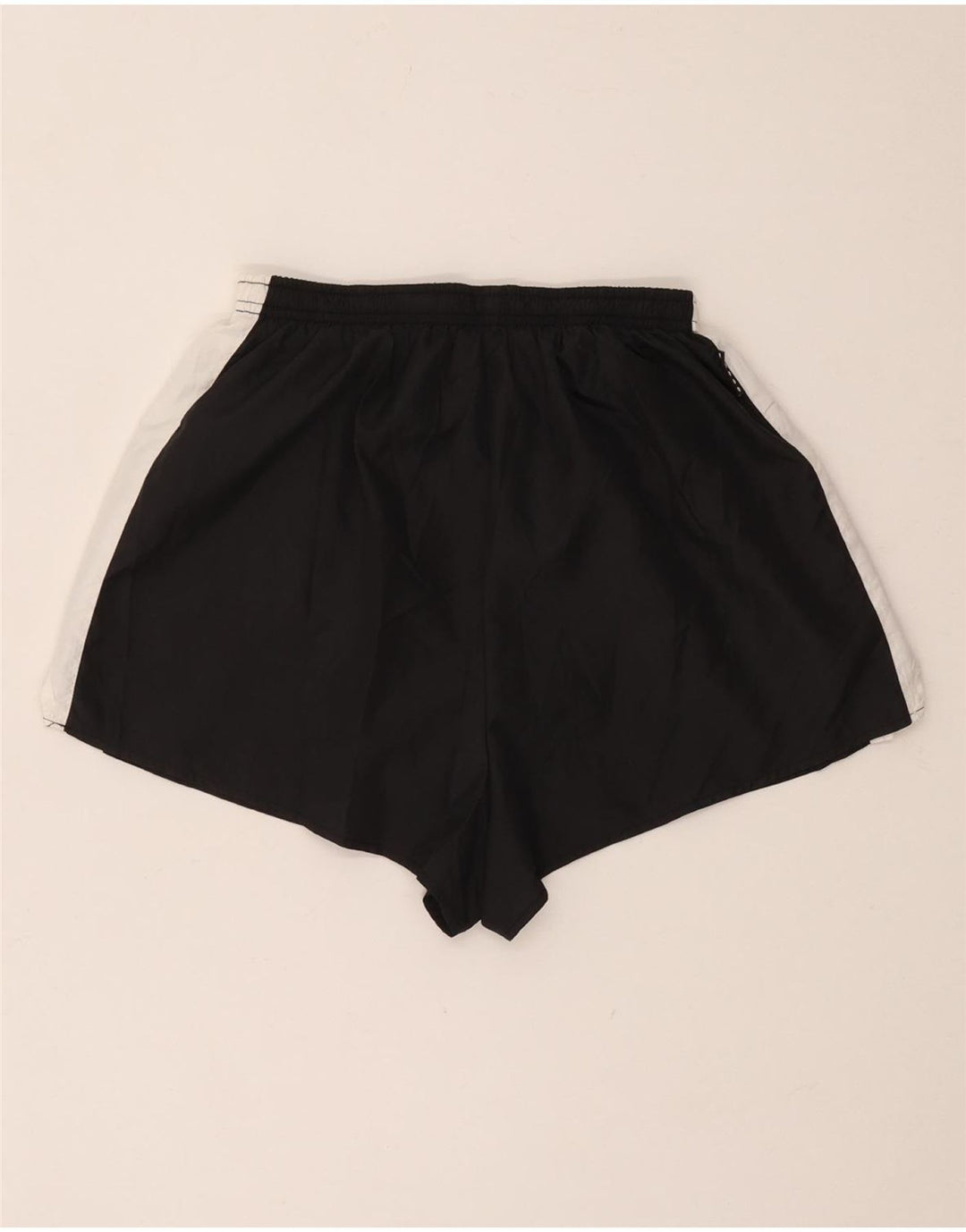 Nike Damen-Sportshorts US 8/10 Mittelschwarzes Colourblock-Polyester