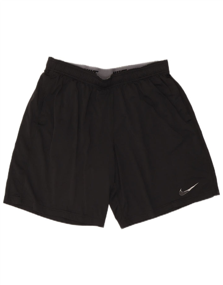 Nike Herren Dri Fit Sportshorts, groß, aus schwarzem Polyester