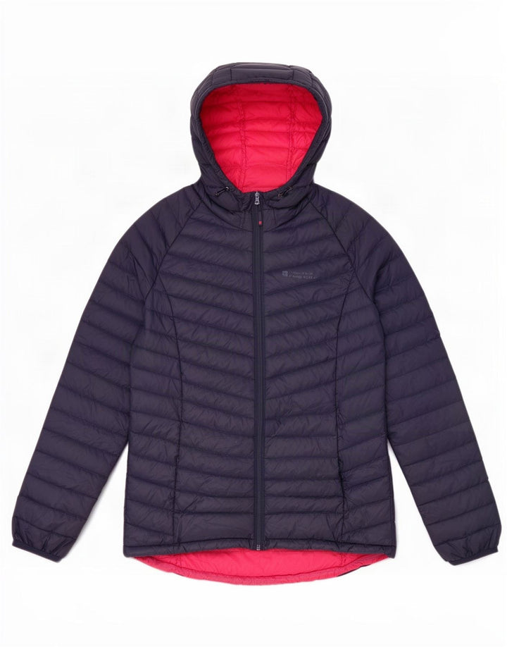 Mountain Warehouse Wattierte Damenjacke mit Kapuze, Gr. 10, Marineblau