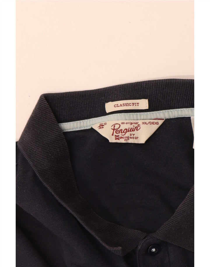 Penguin Herren-Poloshirt mit klassischer Passform, 2XL, Marineblau