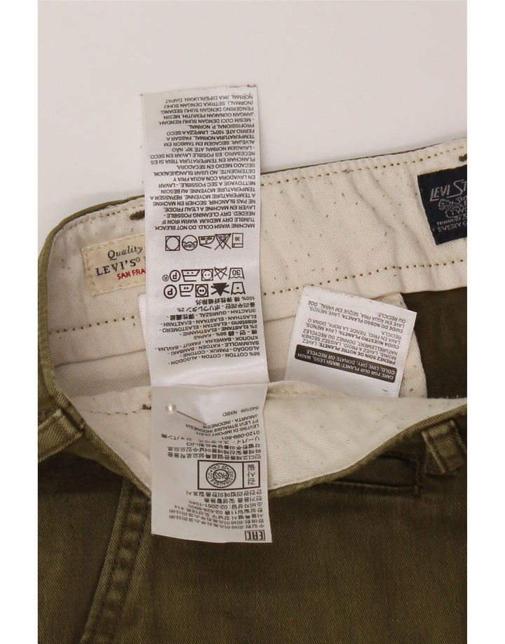 LEVI'S Herren-Chinoshorts W33, mittlere Khaki-Baumwolle