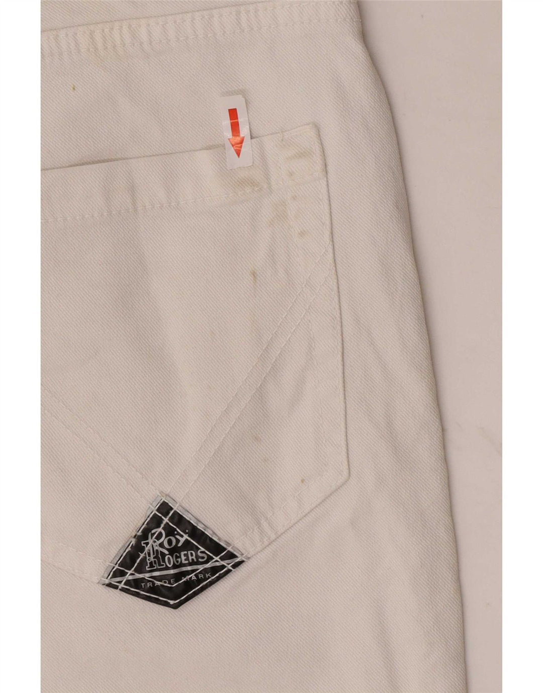 Roy Rogers Damen Jeansshorts IT 44 Medium W30 Weiße Baumwolle
