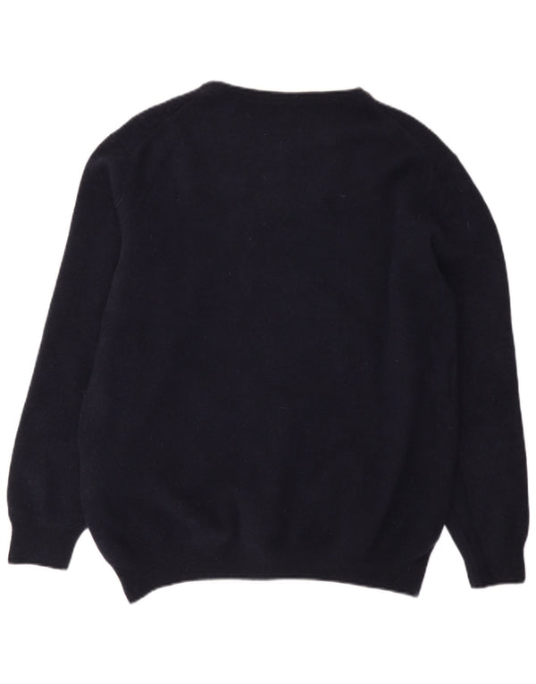 Gant Damen-Pullover mit U-Boot-Ausschnitt, UK 22 3XL, marineblaue Lammwolle
